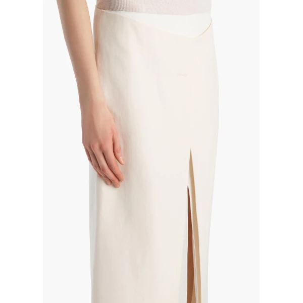 Khaite Tal Skirt in Cream, view 5