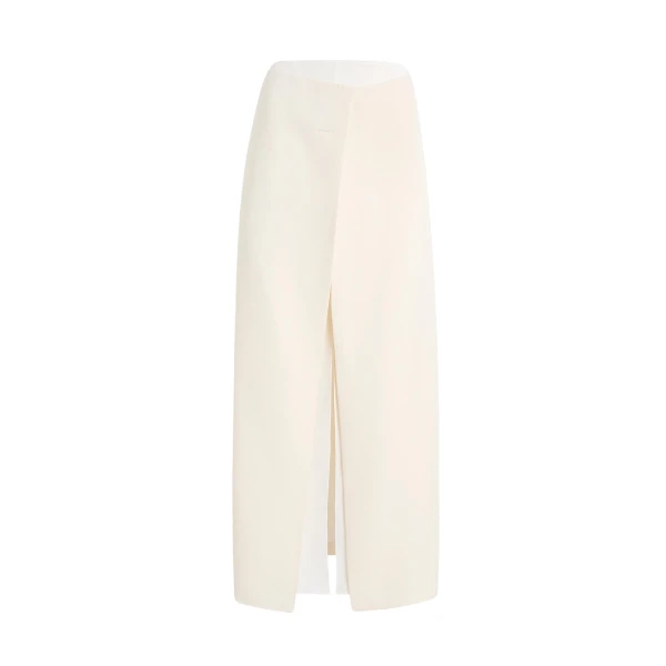 Khaite Tal Skirt in Cream