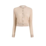 Khaite Tansy Cardigan in Sand