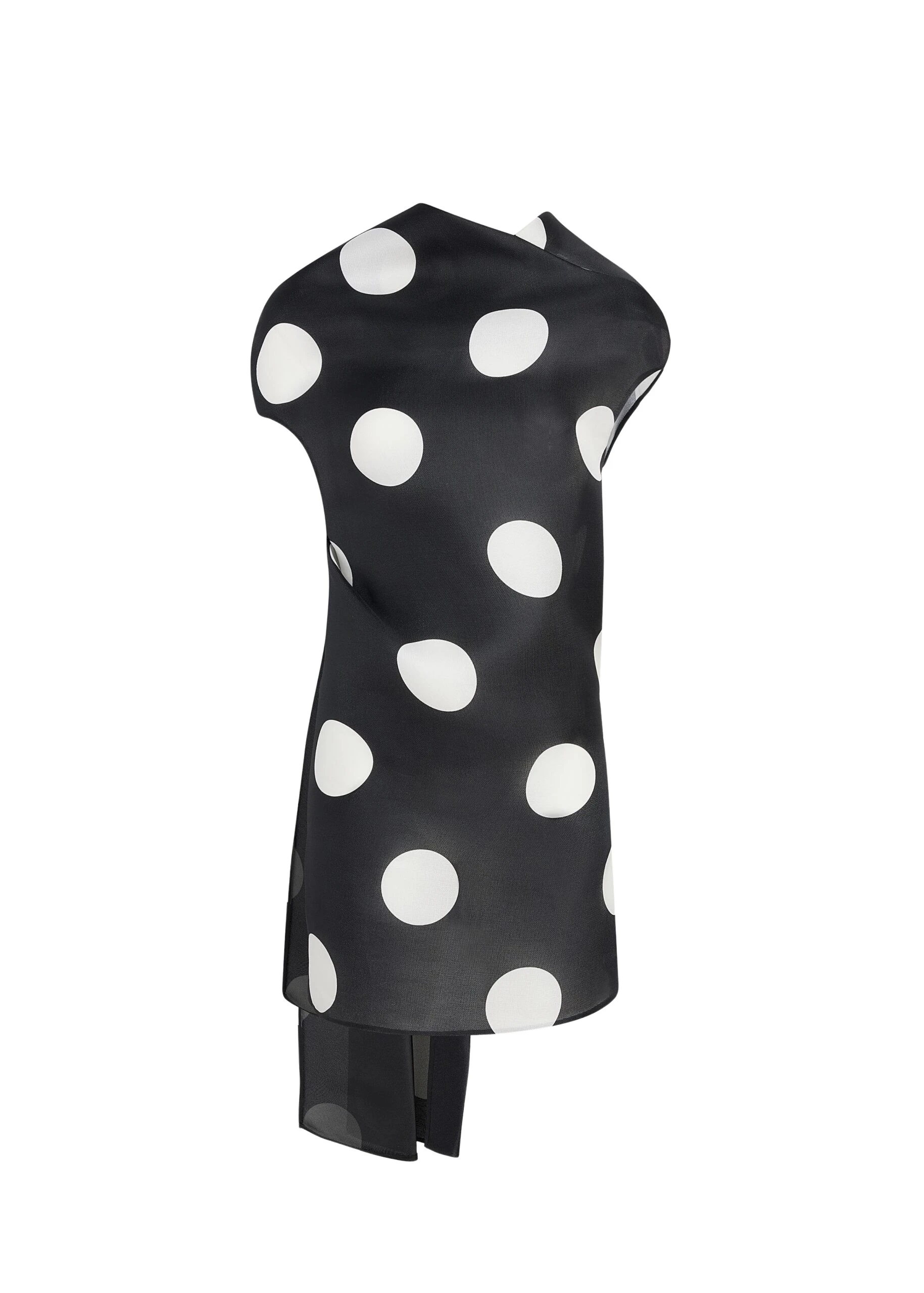 Khaite-Tatia-Dress-in-Black-with-White-Large-Dots-coveti-scaled70663_nobg Khaite Tatia Dress in Black with White Large Dots