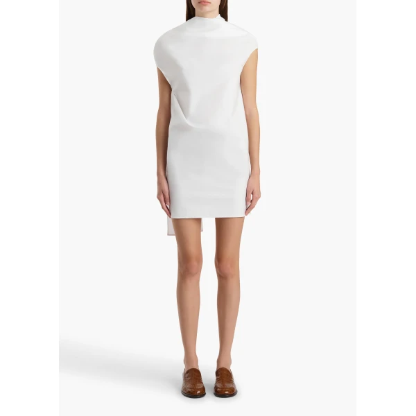 Khaite Tatia Dress in Chalk, view 2