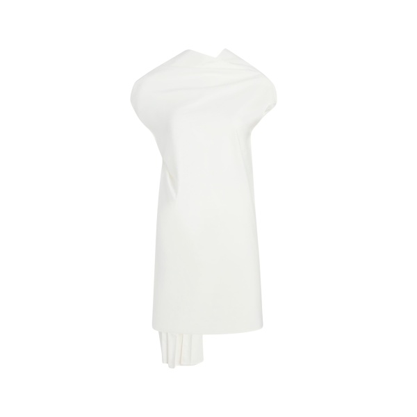 Khaite Tatia Dress in Chalk
