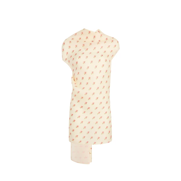 Khaite Tatia Dress in Ditsy Rose Print