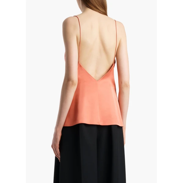 Khaite Timy Top in Dahlia, view 4