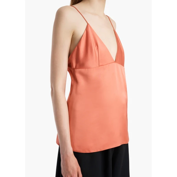 Khaite Timy Top in Dahlia, view 5