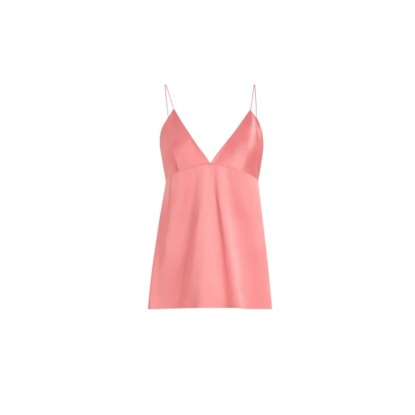 Khaite Timy Top in Dahlia