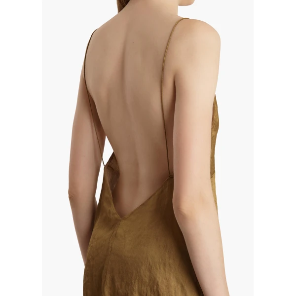 Khaite Timy Top in Golden Ochre, view 6