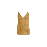 Khaite Timy Top in Golden Ochre