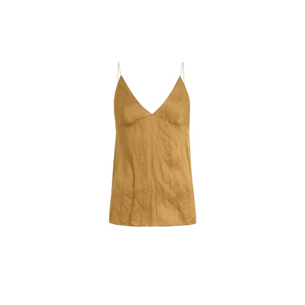 Khaite Timy Top in Golden Ochre