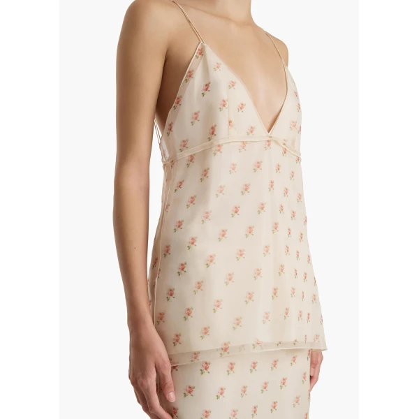 Khaite Timy Top in Soft Pink, view 5
