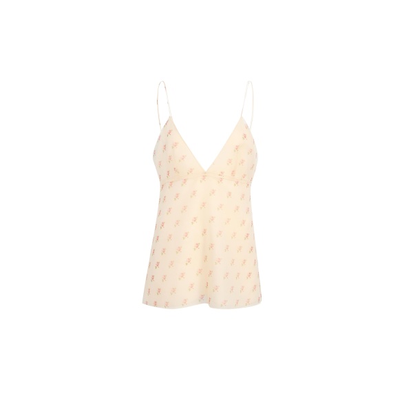 Khaite Timy Top in Soft Pink