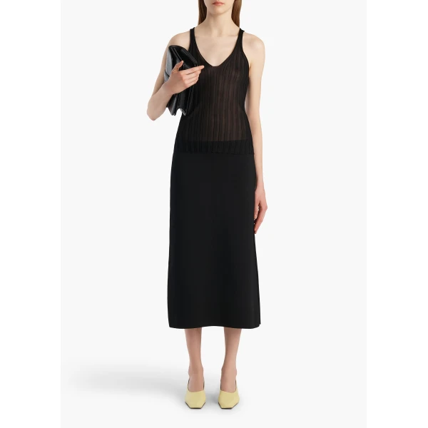 Khaite Val Top in Black, view 2