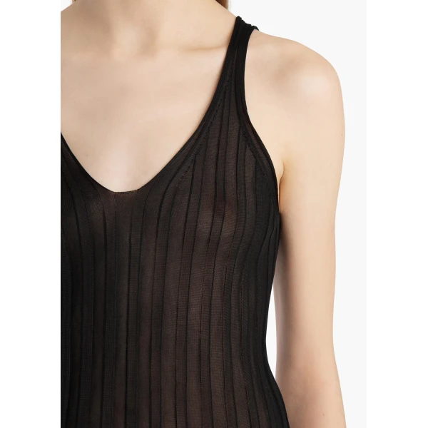 Khaite Val Top in Black, view 5