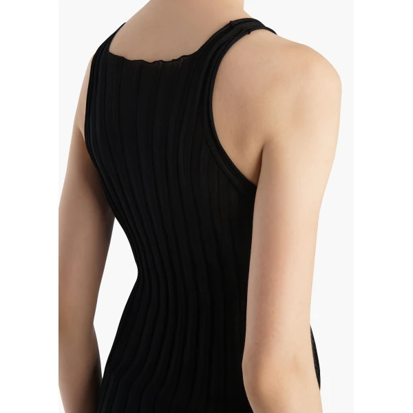 Khaite Val Top in Black, view 6