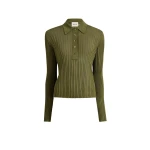 Khaite Vin Top in Olive