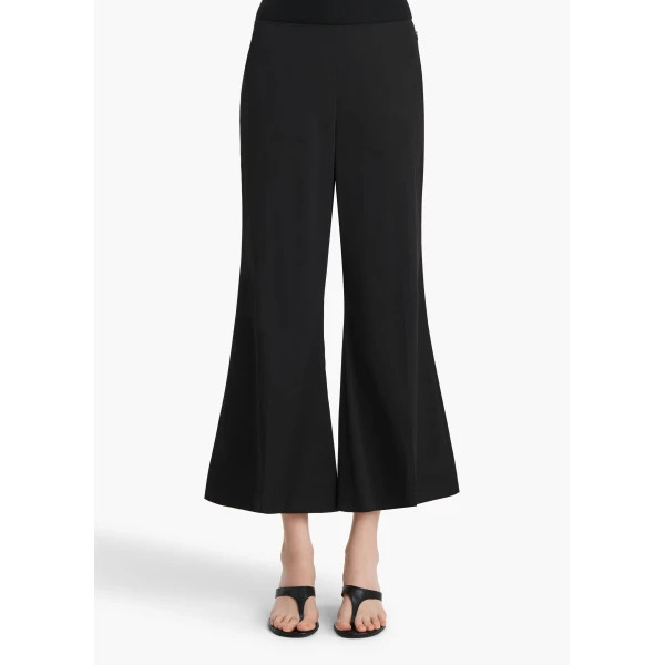 Khaite Walter Pant in Black Cotton Silk, view 3