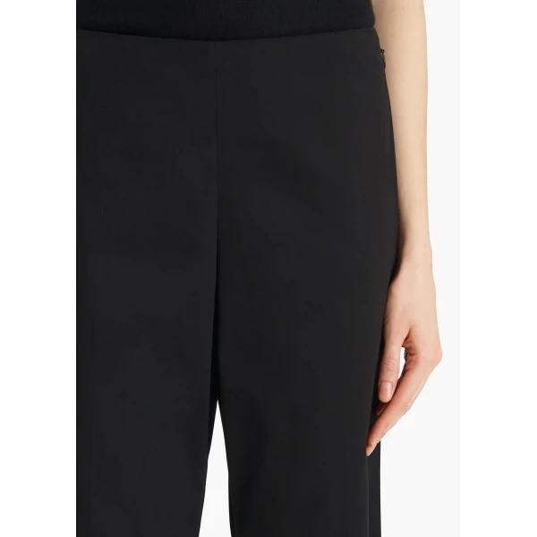 Khaite Walter Pant in Black Cotton Silk, view 5