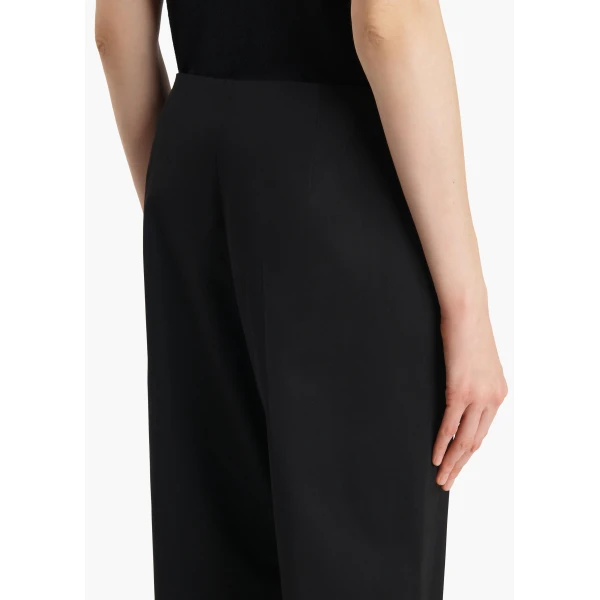 Khaite Walter Pant in Black Cotton Silk, view 6