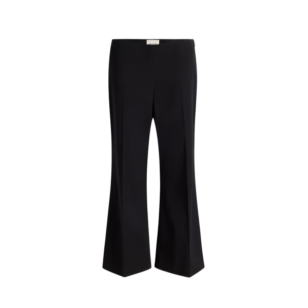 Khaite Walter Pant in Black Cotton Silk