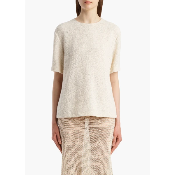 Khaite Web Top in Natural, view 3