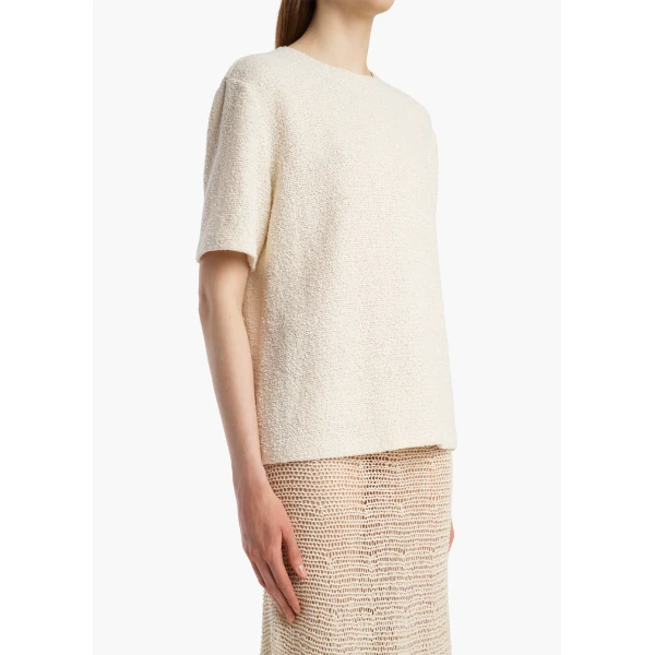 Khaite Web Top in Natural, view 5