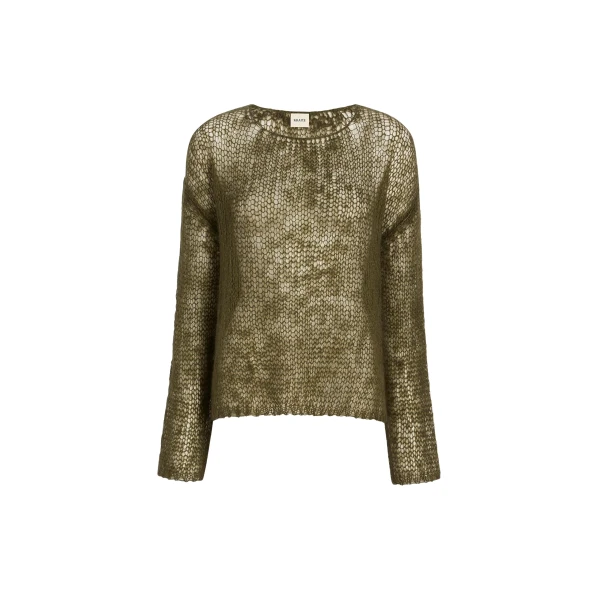 Khaite Wendy Sweater in Dark Olive