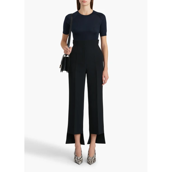 Khaite Whim Top in Midnight, view 2