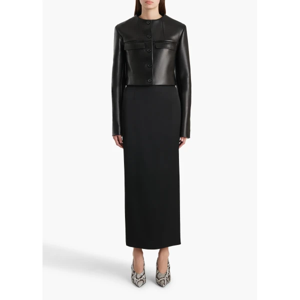 Khaite Winton Skirt in Black, view 2