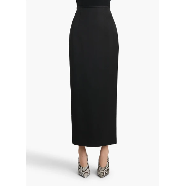 Khaite Winton Skirt in Black, view 3