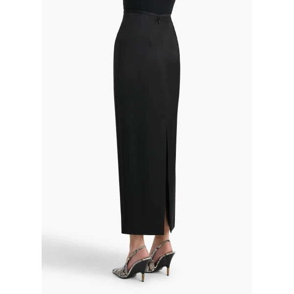 Khaite Winton Skirt in Black, view 4