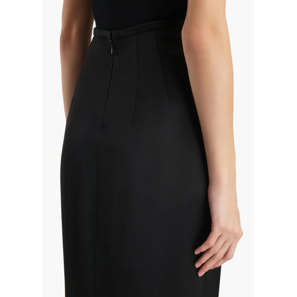 Khaite Winton Skirt in Black, view 6