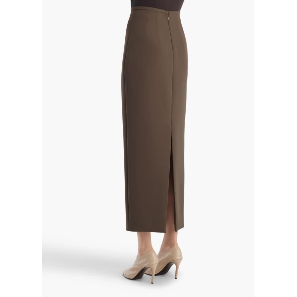 Khaite Winton Skirt in Clove, view 4