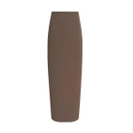 Khaite Winton Skirt in Clove