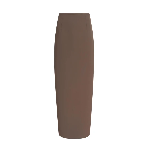 Khaite Winton Skirt in Clove