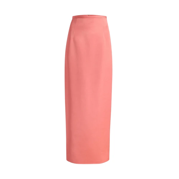 Khaite Winton Skirt in Dahlia