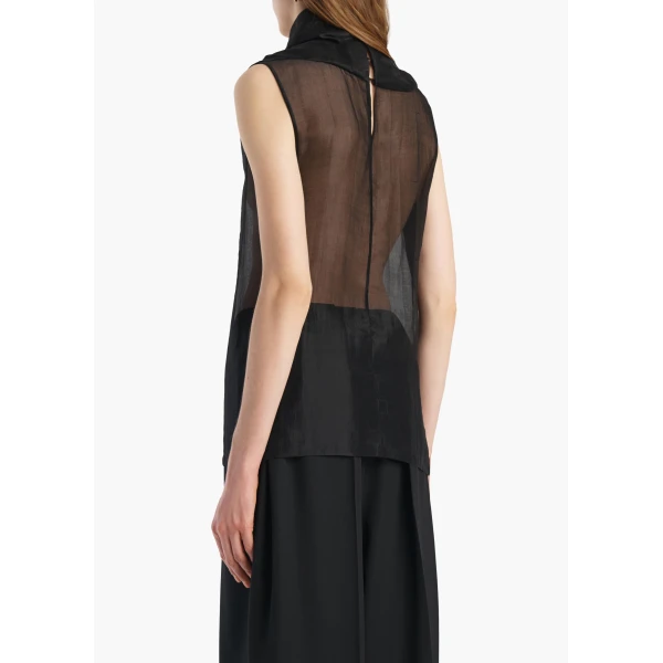 Khaite Zelda Top in Black, view 4