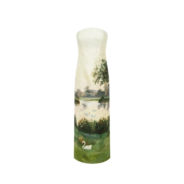 Leo Lin Ava Jacquard Bustier Maxi Dress in Serene Print