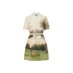 Leo Lin Brigitte Mini Dress in Serene Print