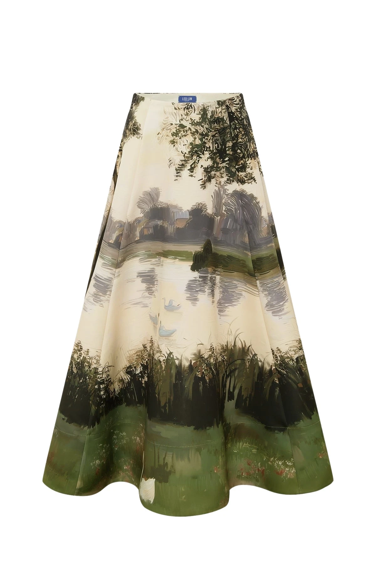 Leo-Lin-Elina-Maxi-Skirt-in-Serene-Print30655_nobg Leo Lin Elina Maxi Skirt in Serene Print