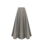 Leo Lin Elina Maxi Skirt in Steel