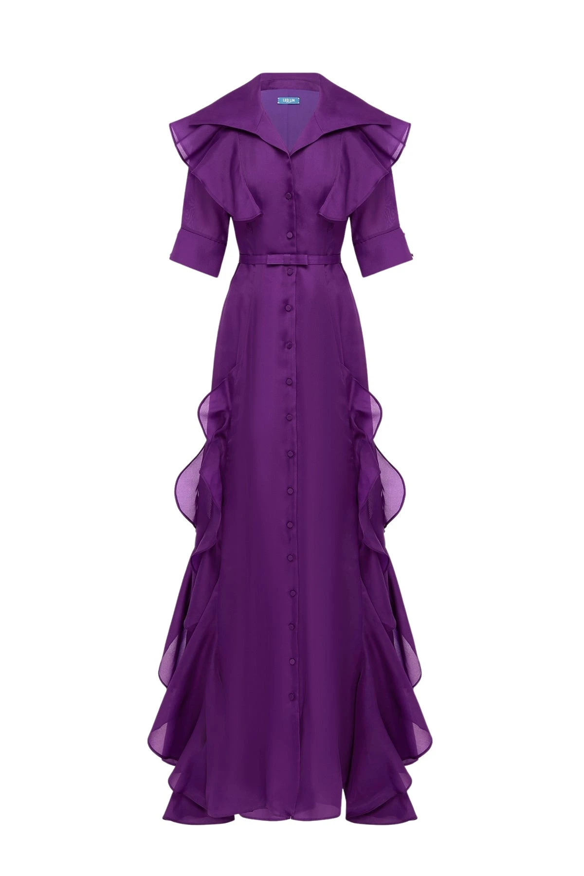 Leo Lin Isabella Silk Gown in Eminence