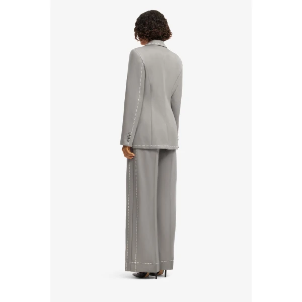 Leo Lin Jillian Blazer in Steel, view 5
