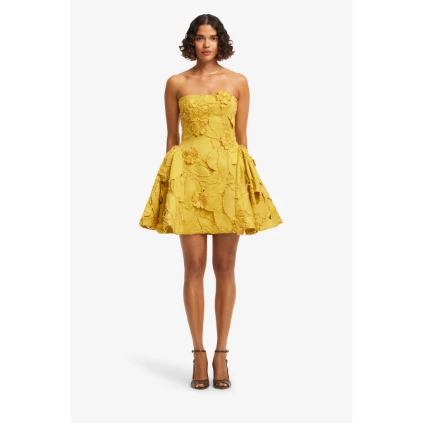 Leo Lin Lena Embellished Bustier Mini Dress in Opulence, view 2