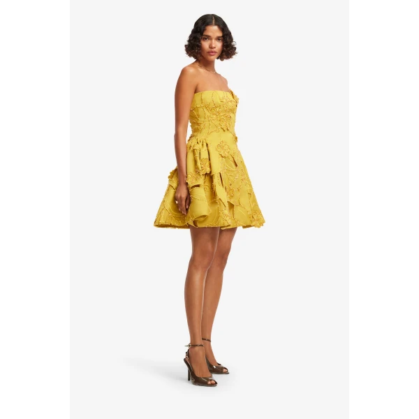 Leo Lin Lena Embellished Bustier Mini Dress in Opulence, view 4