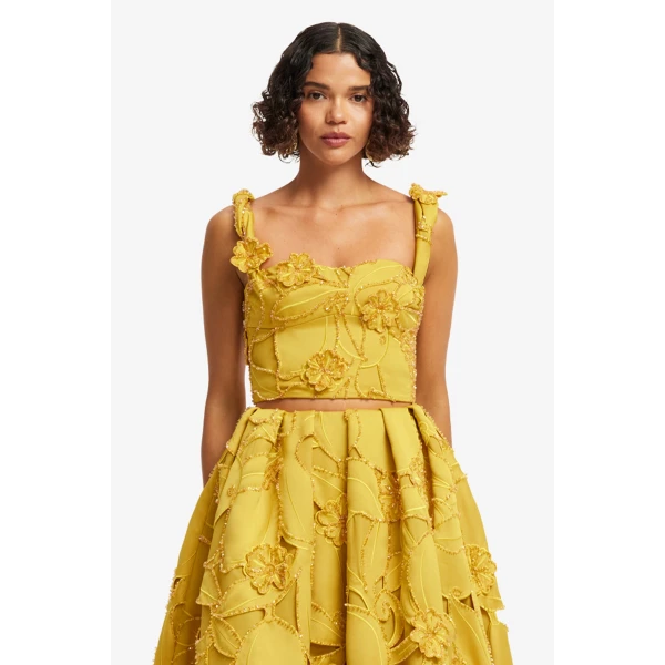 Leo Lin Lexi Embellished Top in Opulence, view 2