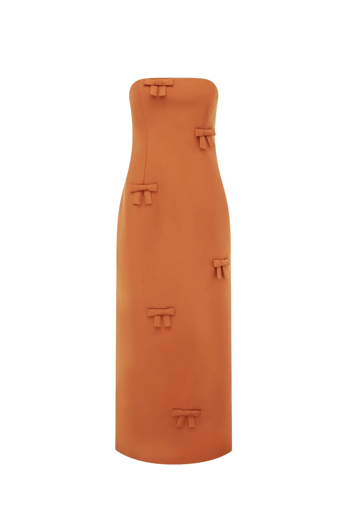 Leo-Lin-Rayna-Bow-Bustier-Maxi-Dress-in-Ochre16761_nobg Leo Lin Rayna Bow Bustier Maxi Dress in Ochre
