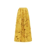 Leo Lin Victoria Embellished Puff Maxi Skirt in Opulence