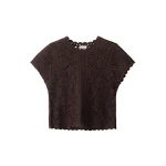 Me and Em ME+EM 2-in-1 Baby Tee in Cocoa Brown Top
