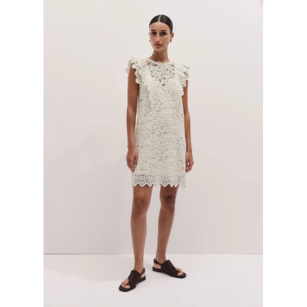 Me and Em ME+EM 2-in-1 Dress in Light Cream, view 4