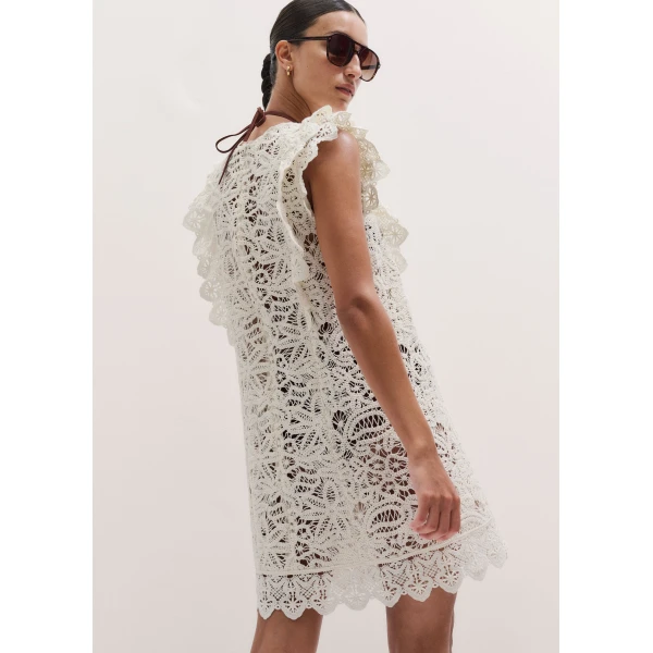 Me and Em ME+EM 2-in-1 Dress in Light Cream, view 5